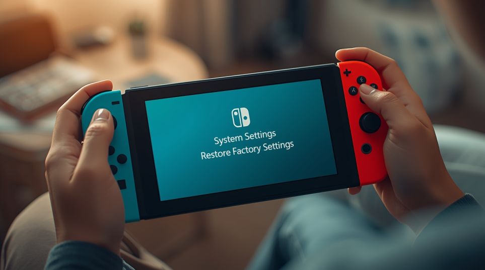 how to factory reset switch
